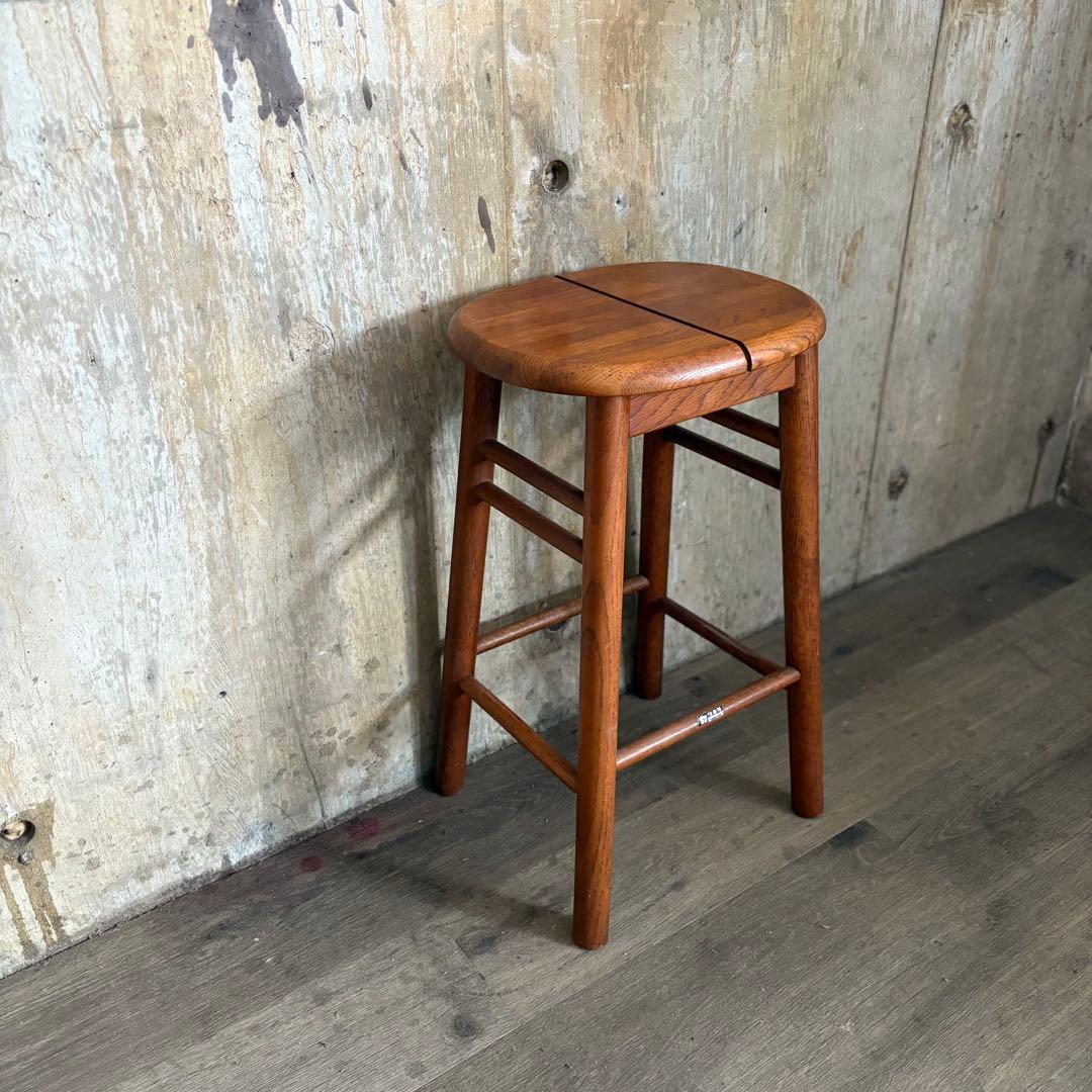 オールドカリモク　ヴィンテージ　スツール　②