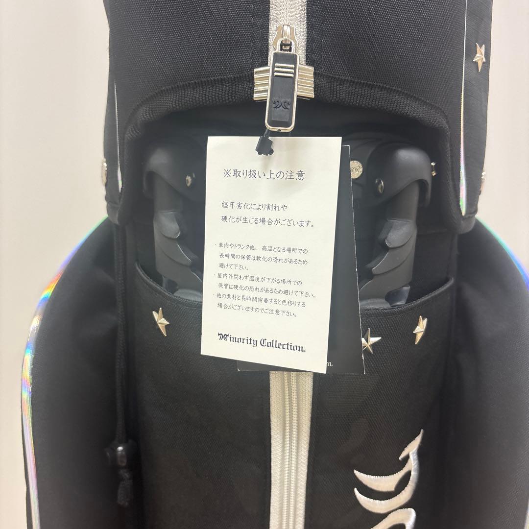 マイノリティ スタンドキャディバック ブラック×ホワイト