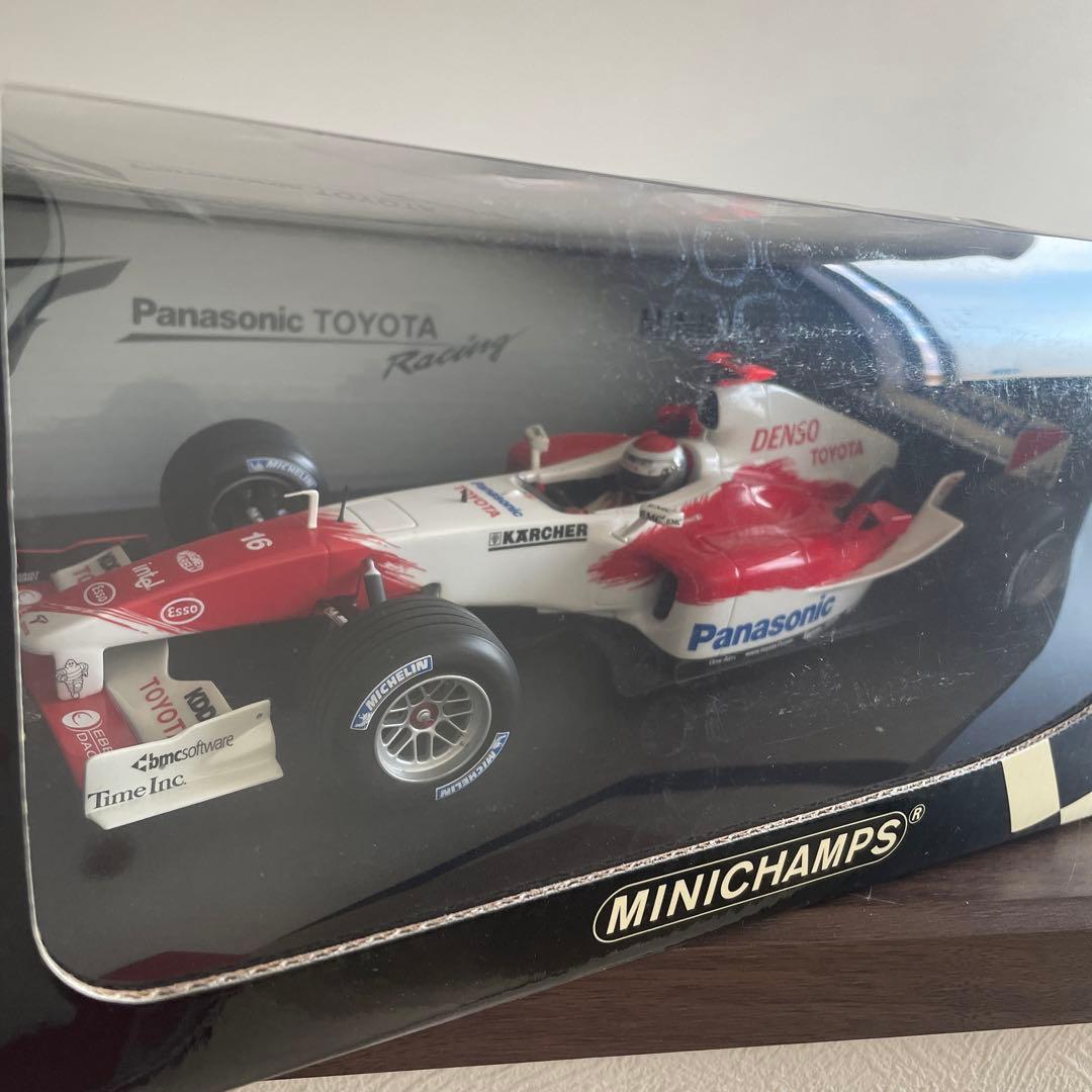 限定　未使用　ミニチャンプス　1/18 パナソニックトヨタレーシング　2005