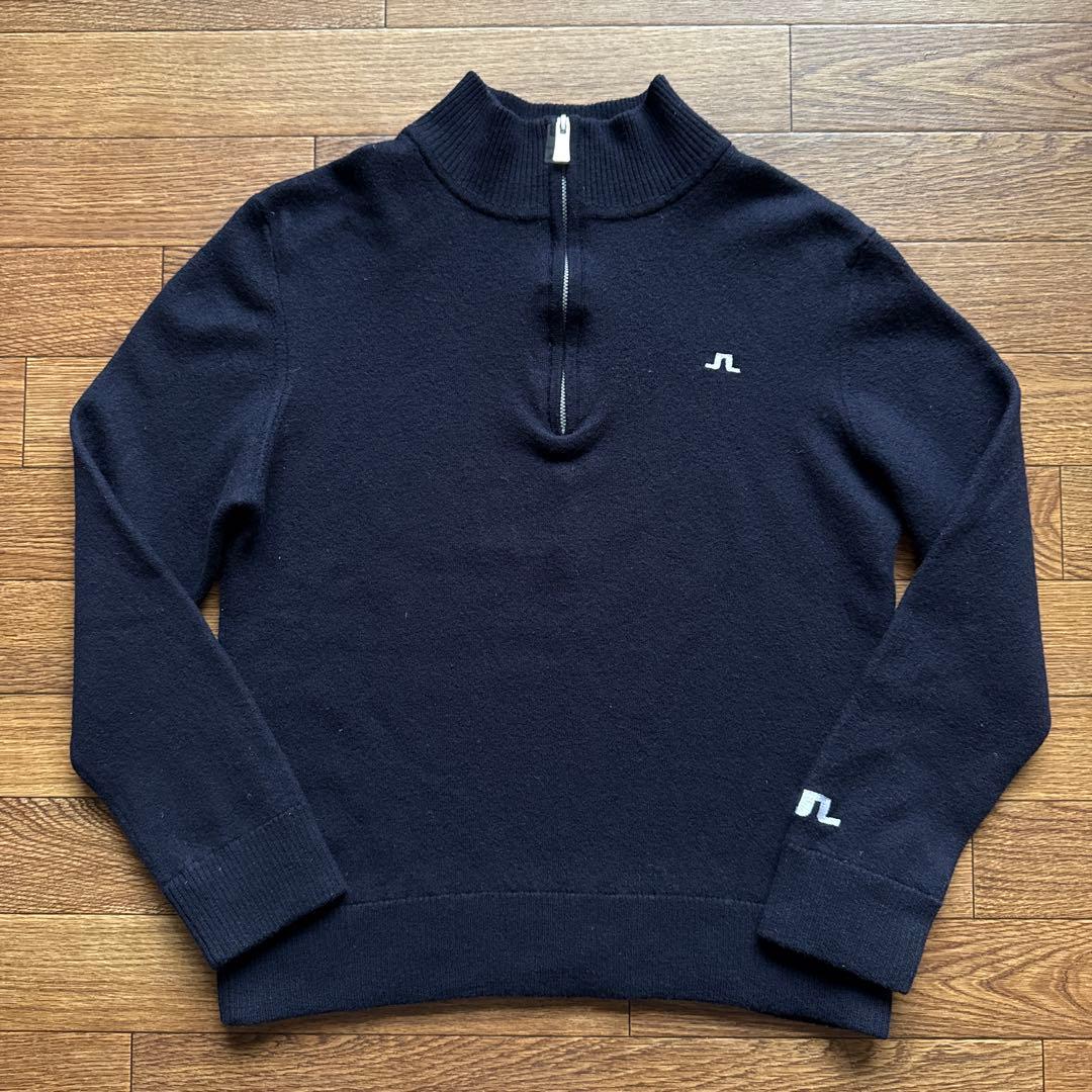 J.LINDEBERG GOLF ジェイリンドバーグ　ゴルフ　ハーフジップニット