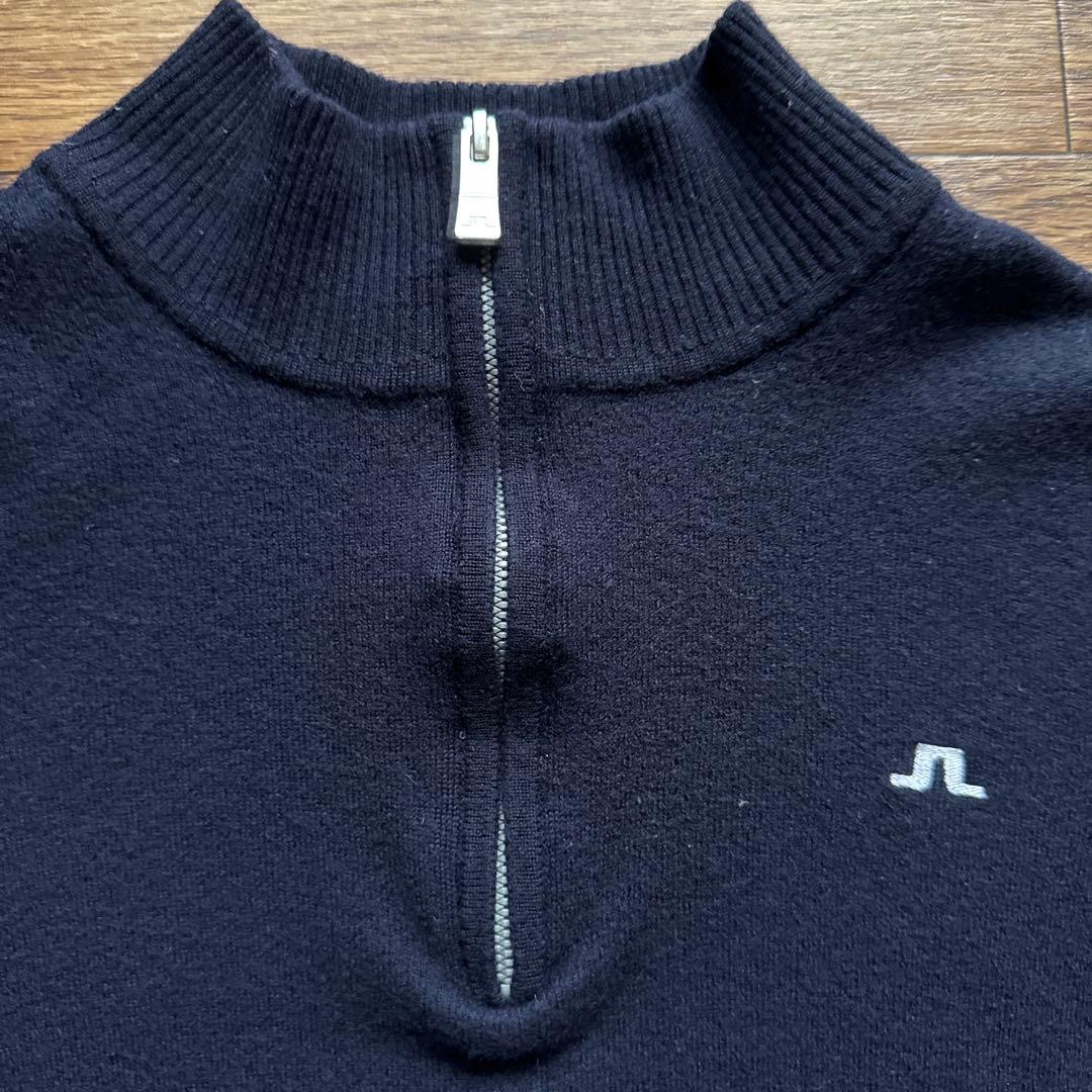 J.LINDEBERG GOLF ジェイリンドバーグ　ゴルフ　ハーフジップニット