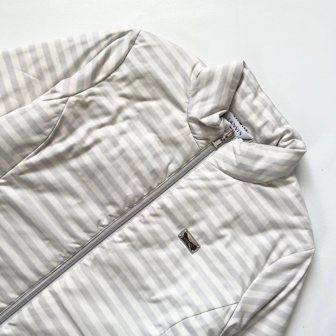 LANVIN SPORT ランバン スポール　ボーダー　ダウンジャケット　ゴルフ