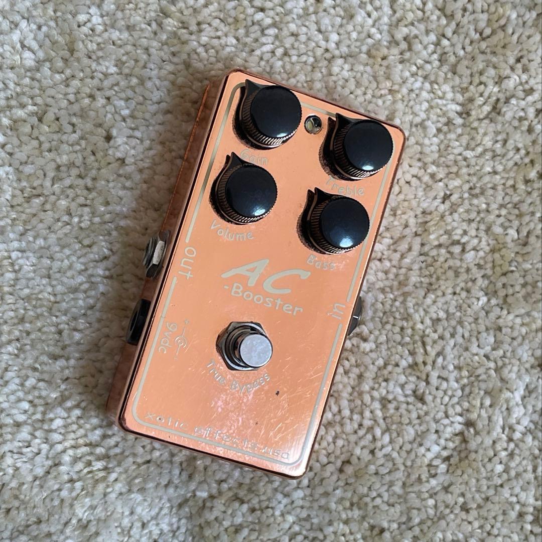 Xotic AC Booster ギターエフェクター　USA シリアルナンバー