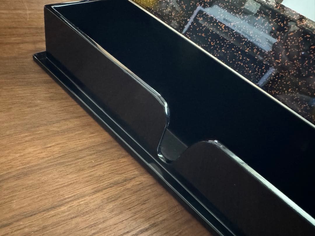 螺鈿　色紙箱　作家物