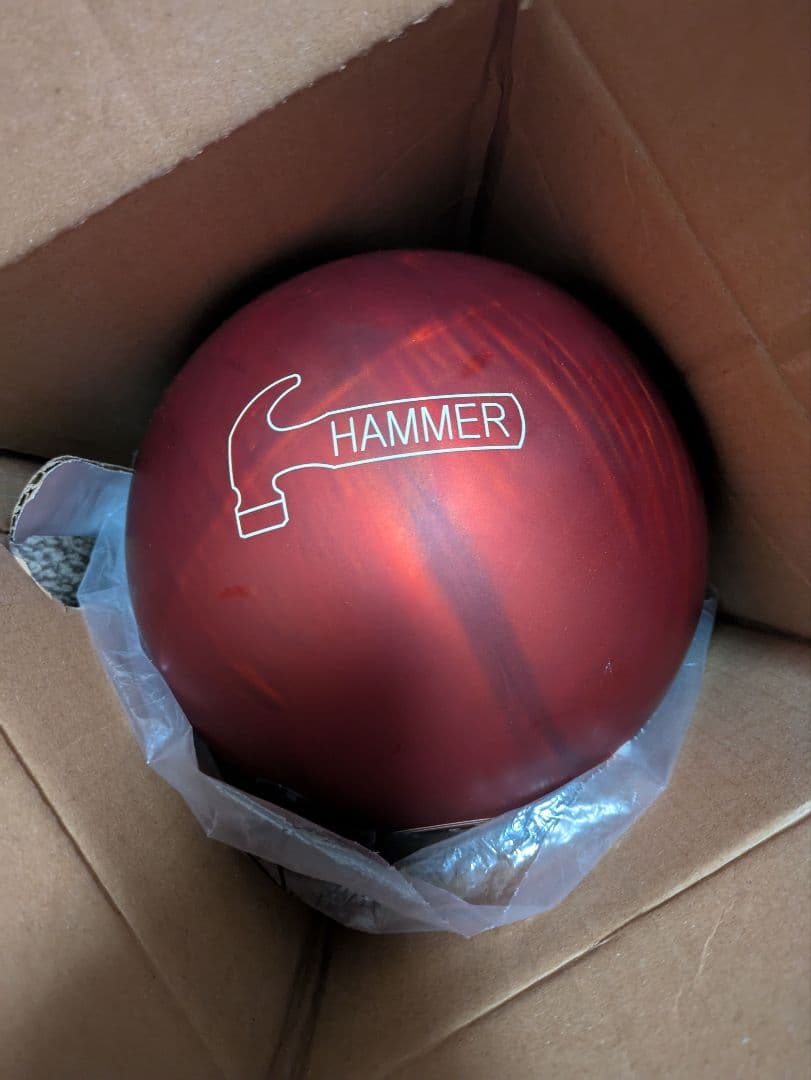 レア★美品〜Red Pearl Urethane ボウリングボール