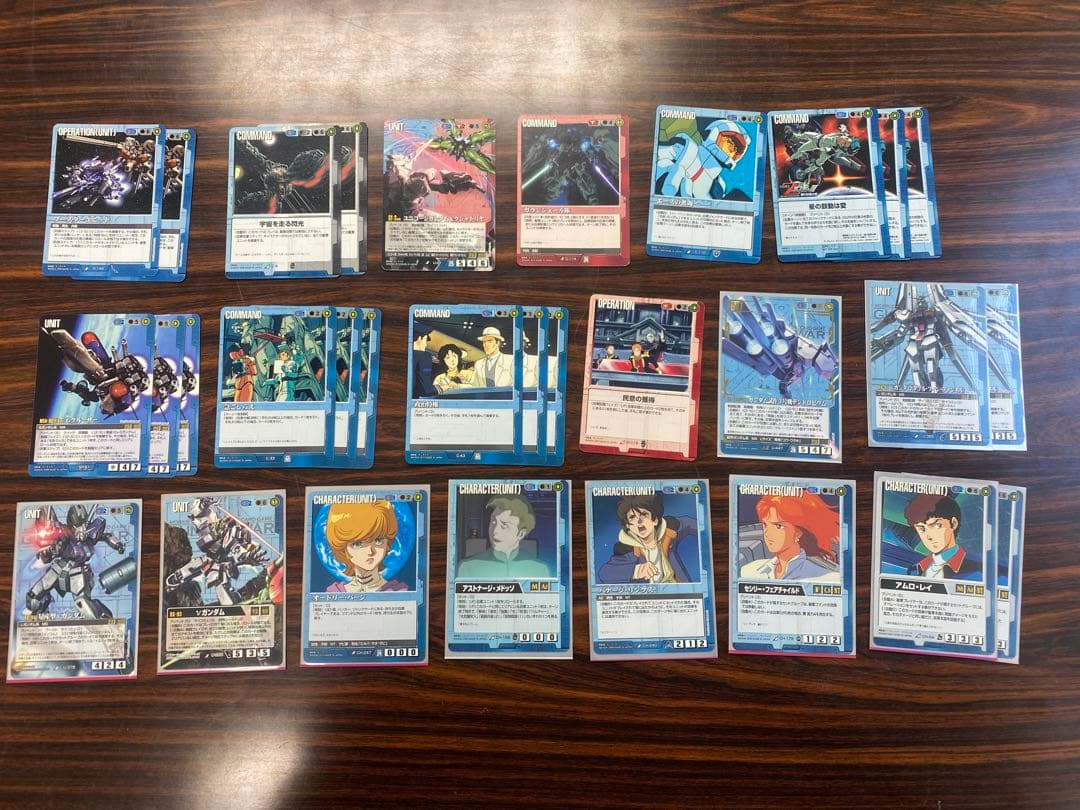 【一時値下げ】ガンダムウォー　三色デッキ(優良レア・コモン・プロモ、オマケ多数)