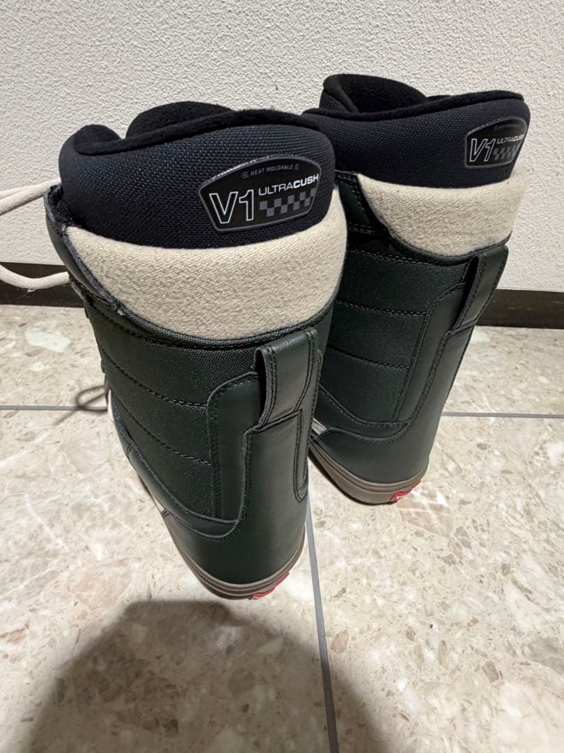 【未使用】VANS スノーボードブーツ ダークグリーン 27cm