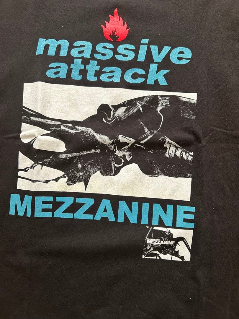 90s MASSIVE ATTACK MEZZANINE 半袖 Tシャツ L