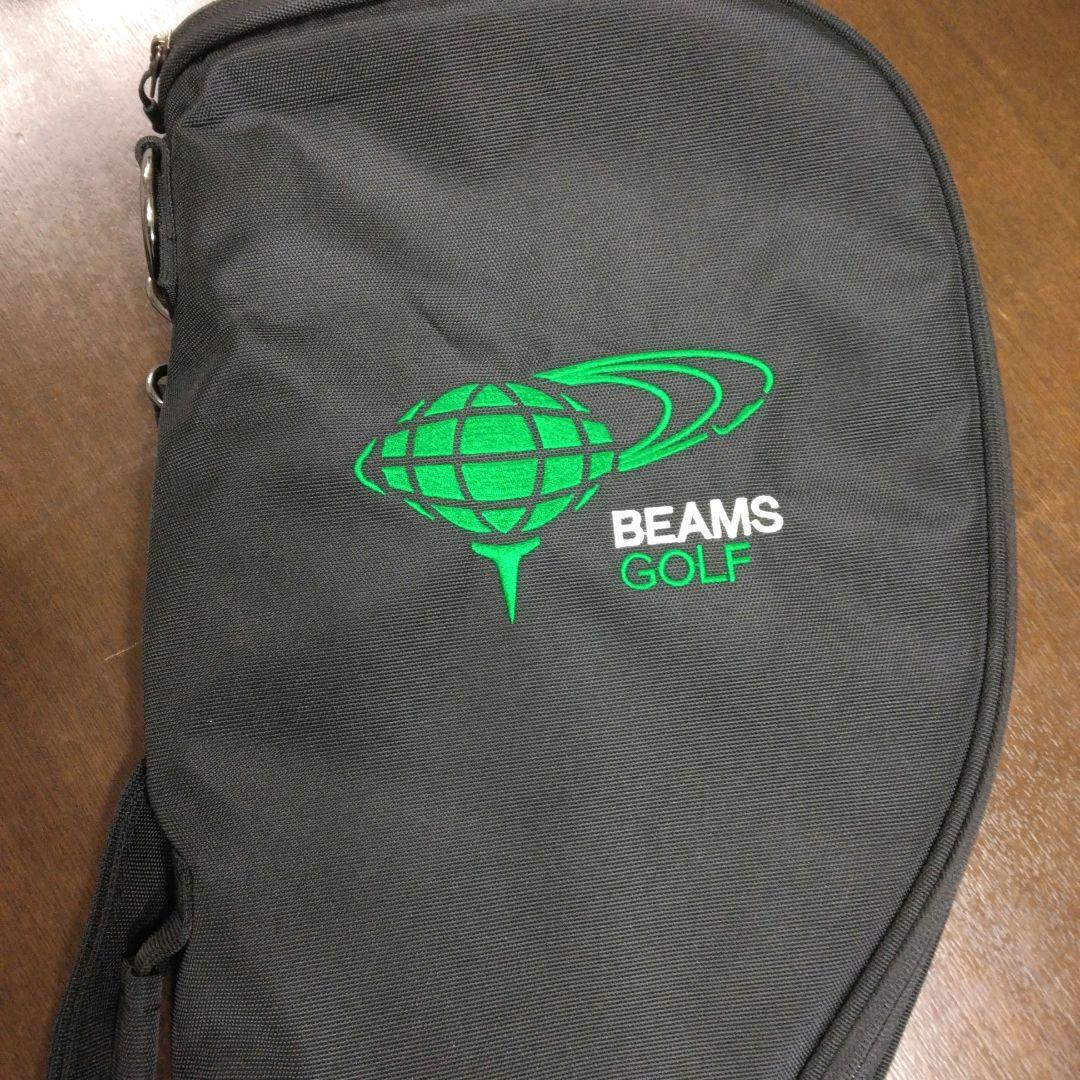 【美品】BEAMS GOLF クラブケース ブラック ゴルフバッグ 黒 ビームズ