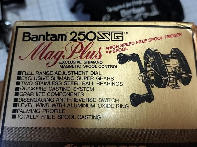 シマノ バンタム マグプラス 250SG ベイトリール USED SHIMANO