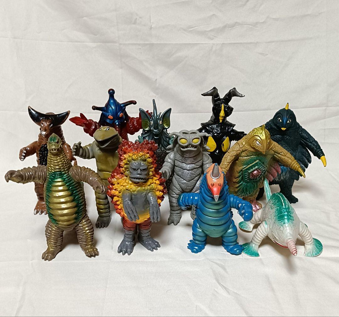ウルトラマン 怪獣ソフビ 大量12体 まとめ売り 年代物