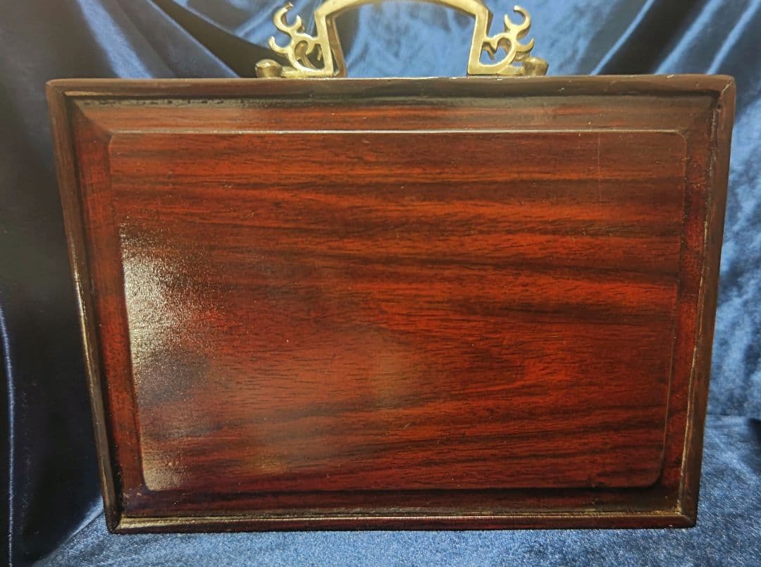 麻雀牌 骨牌 アンティーク 木箱 最高級 レトロ 竹牌 紫檀