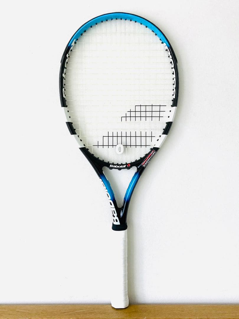 【希少】バボラ『ピュアドライブチーム』テニスラケット／G2／ブルー／初心者／美品
