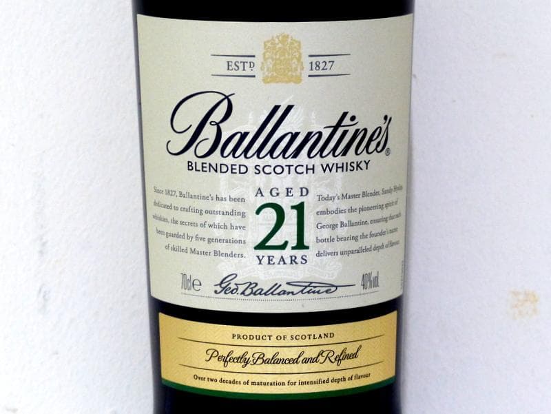 【2392】 バランタイン 21年 正規 スコッチウイスキー 未開栓