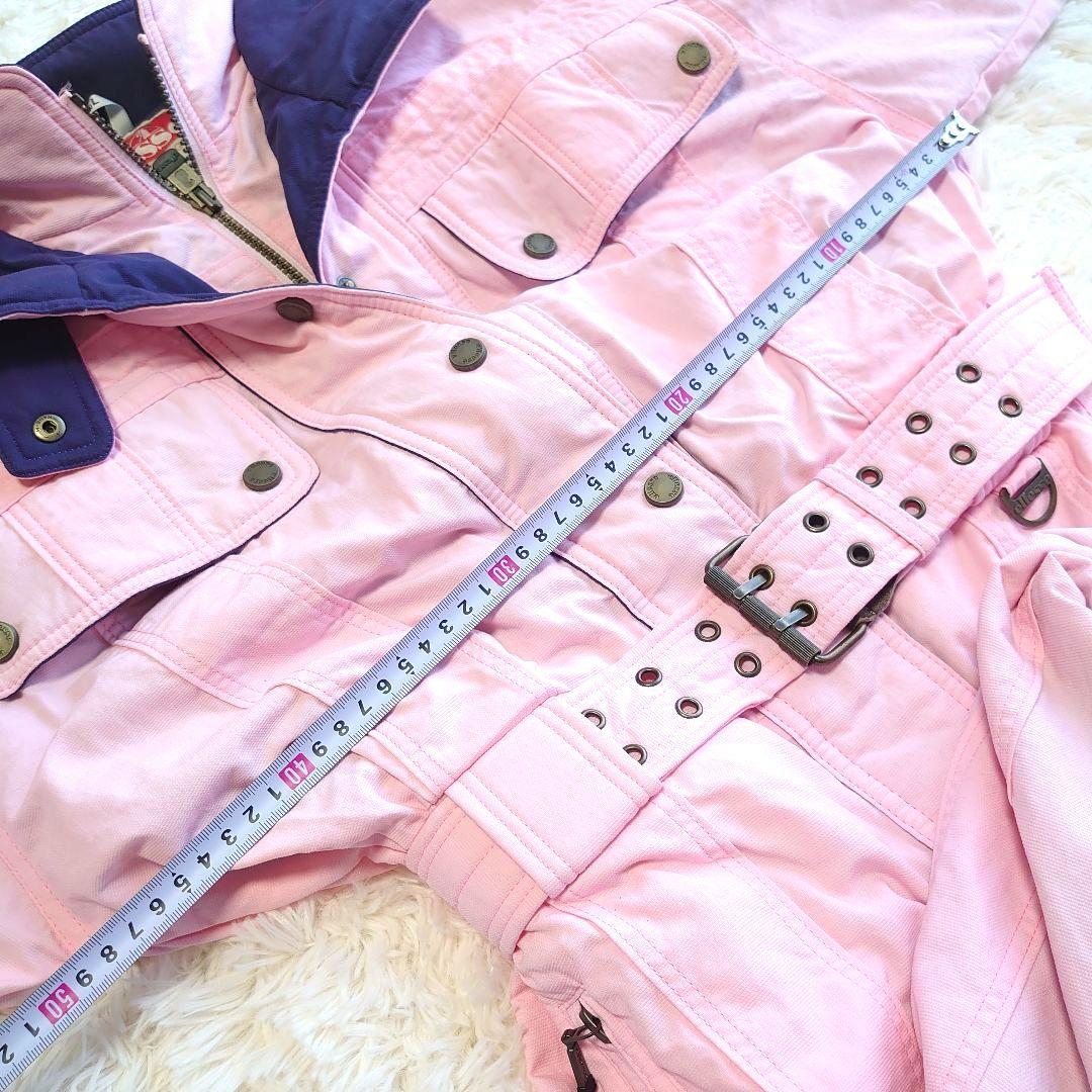 エレッセ スキー スノーボードウェア つなぎ ライトピンク L