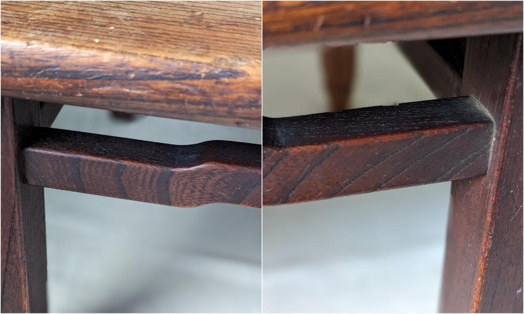 希少　古家具　古い座卓　アンティーク　当時物　ローテーブル　ちゃぶ台