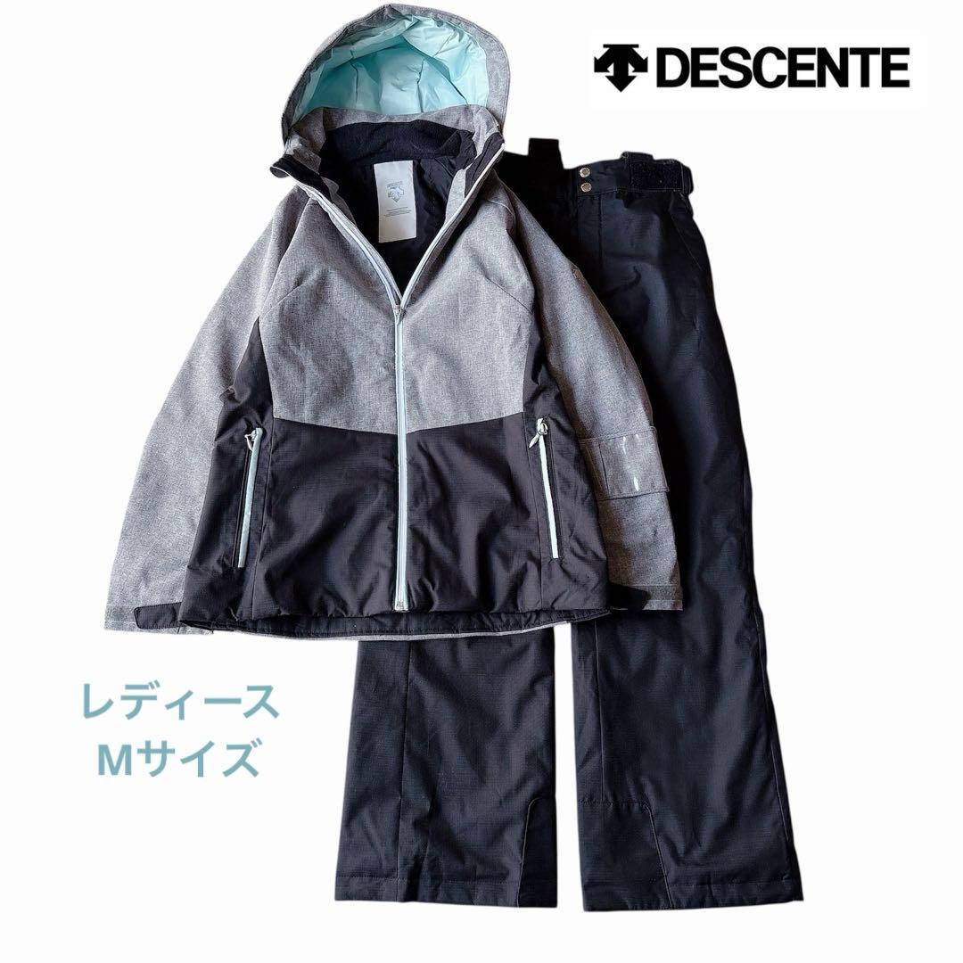 DESCENTE デサント スキーウェア上下 レディース M グレー