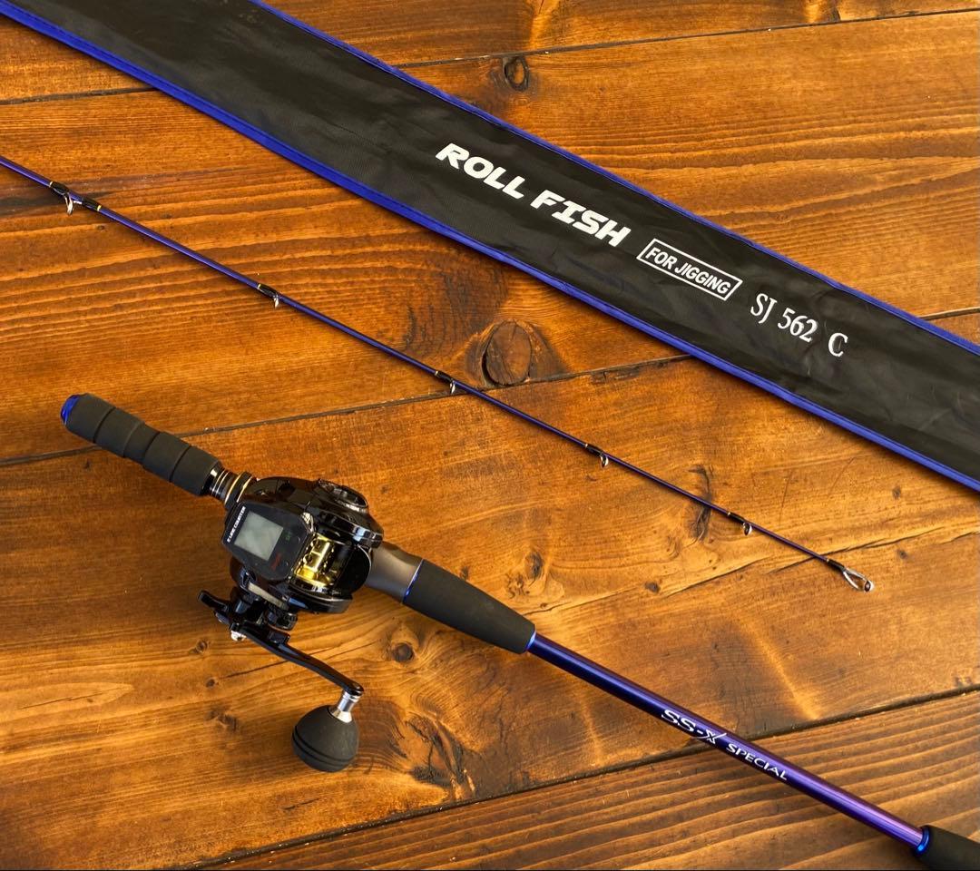 ジギングセット　レフトハンドル　C562MH スロージギング　オフショアロッド