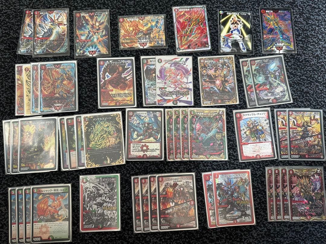 [引退品]デュエルマスターズ 引退品まとめ売り デッキ多数　スリーブ＆ケース付き