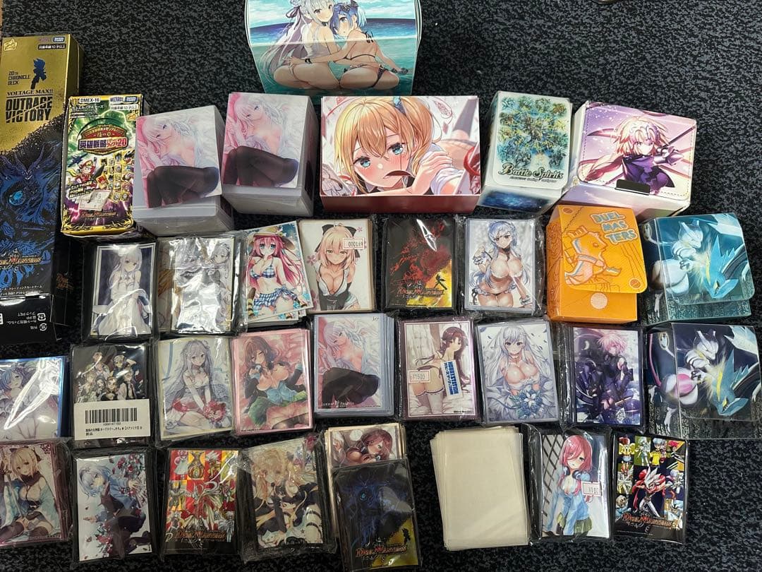 [引退品]デュエルマスターズ 引退品まとめ売り デッキ多数　スリーブ＆ケース付き