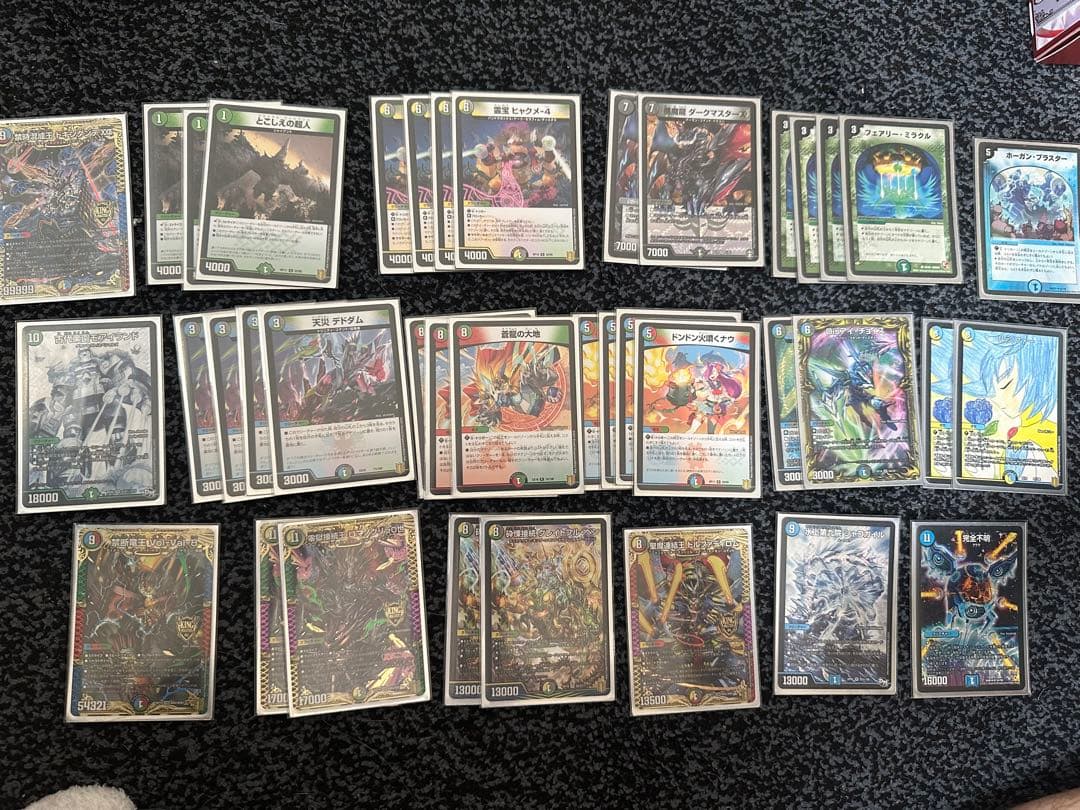 [引退品]デュエルマスターズ 引退品まとめ売り デッキ多数　スリーブ＆ケース付き