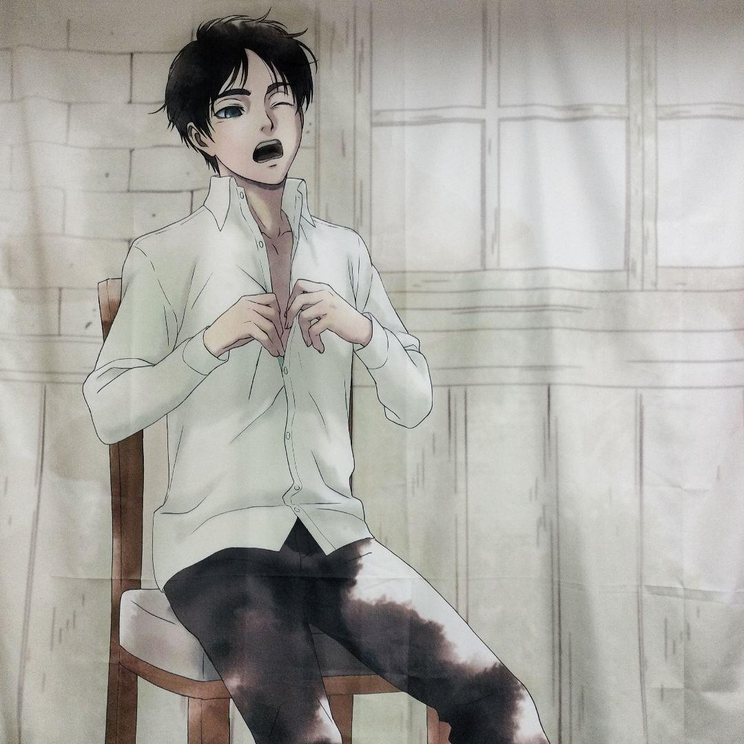 進撃の巨人　一番くじ　調査兵団調査報告 リヴァイ　エレン　BIGクロス　セット