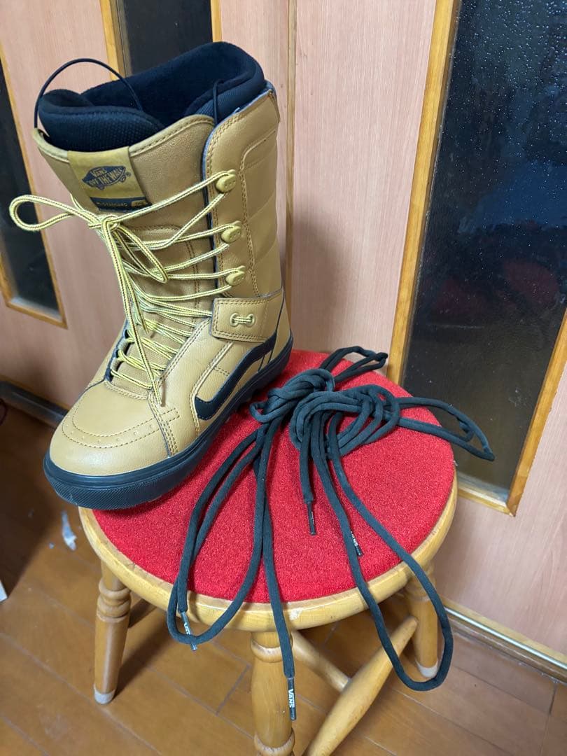 1000円値引 vansブラウン スノーボードブーツ 男性用25.5cm