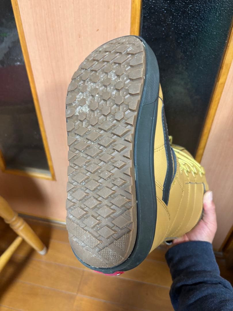 1000円値引 vansブラウン スノーボードブーツ 男性用25.5cm