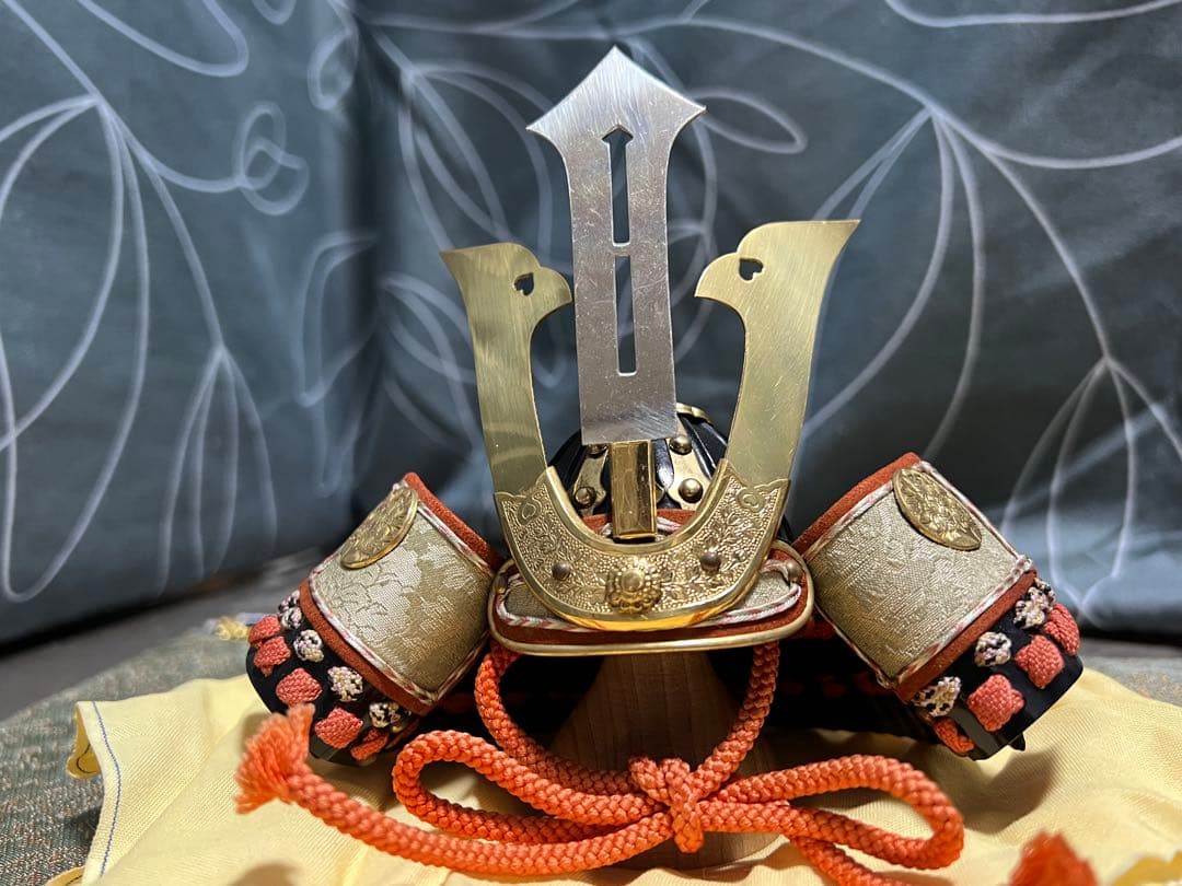 甲冑師 加藤一冑 三鍬形兜 大塔宮護良親王 戦国武将 兜 置物