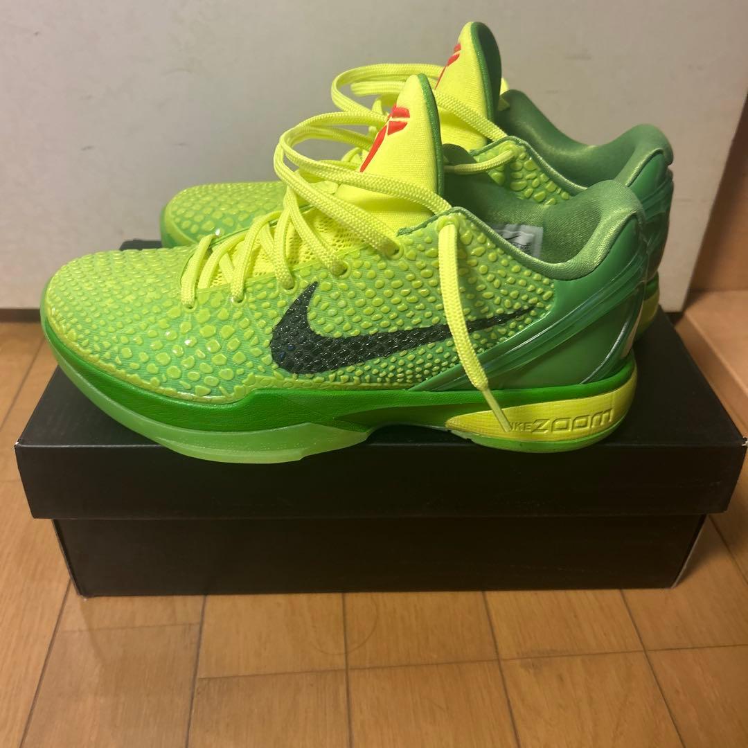 シューズ(男性用) nike Kobe 6 Protro Grinch 26cm