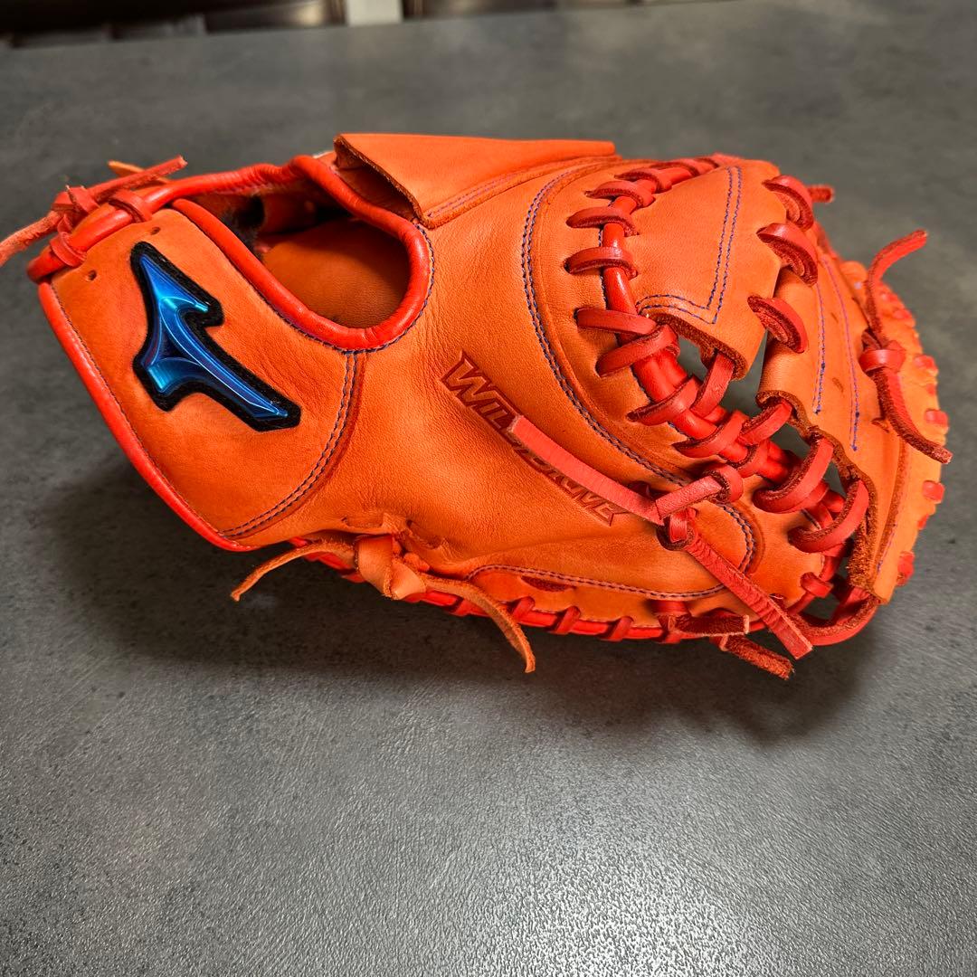 ちゃみ Mizuno オレンジ キャッチャーミット