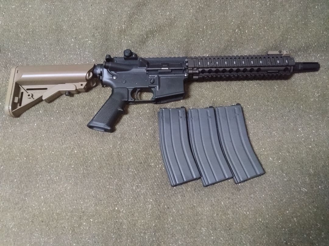 【中古】東京マルイ MK18 MOD.1 GBB マガジン３本付き 付属品あり