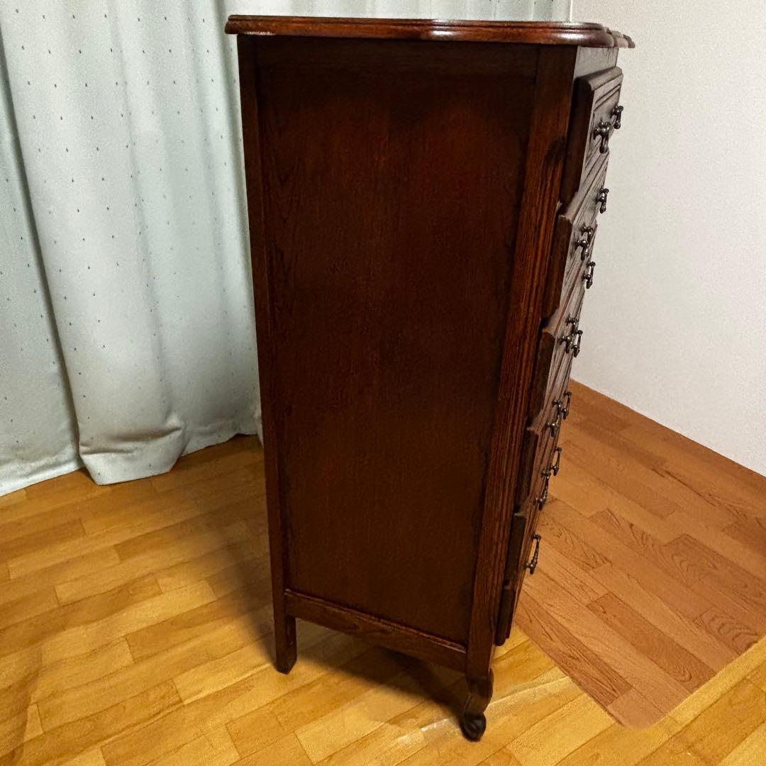 ルーマニア製 6段チェスト チェスト 輸入家具 家具 クラシック　猫脚