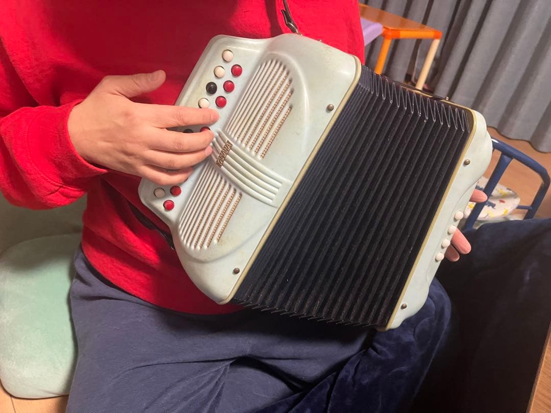 激レア　50年くらい前　YAMAHA 謎のアコーディオン（子供用？）