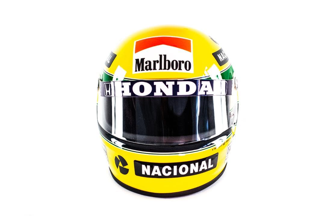 希少【没後30周年】1991モデル 1/1 アイルトンセナ公認レプリカヘルメット