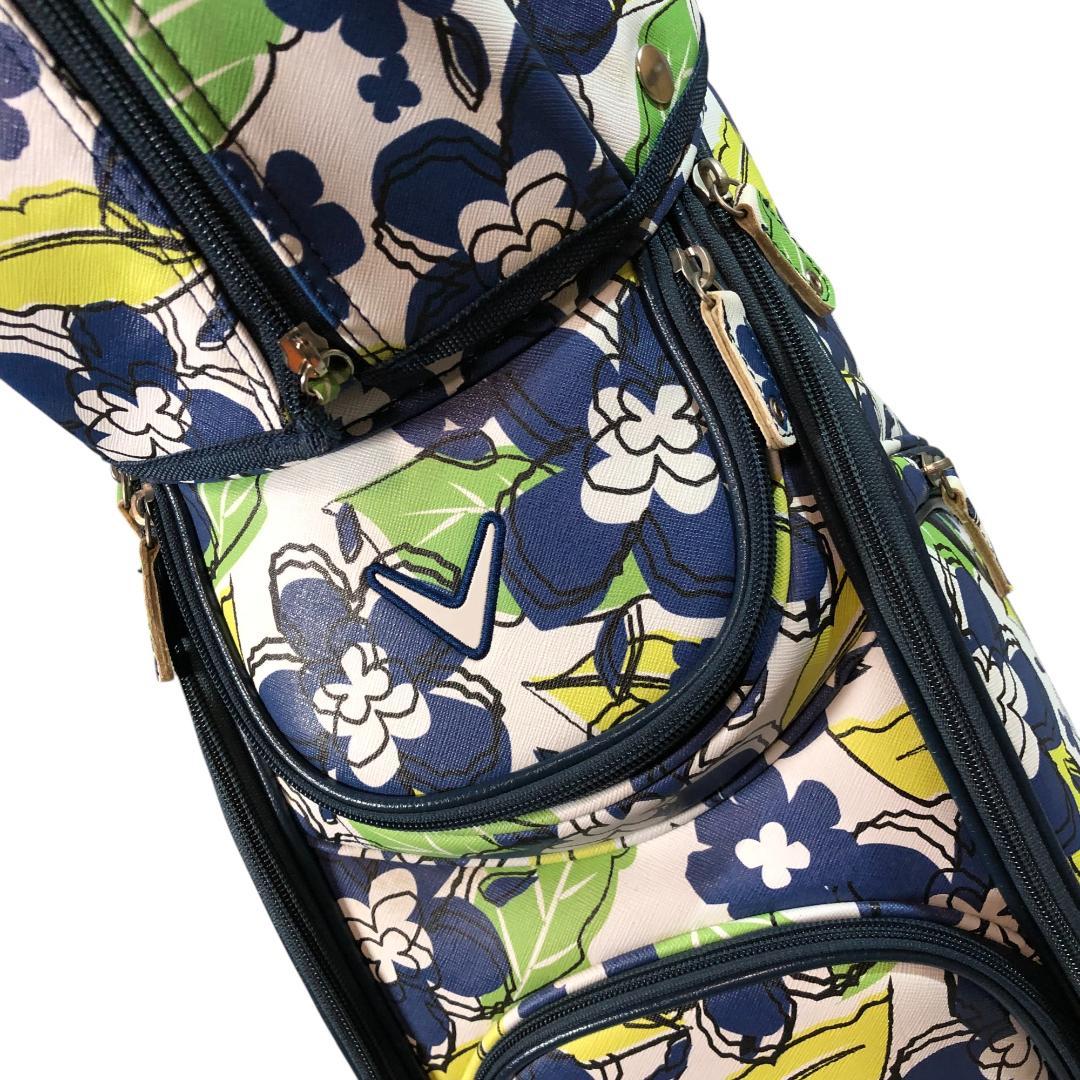 CALLAWAY キャロウェイ ゴルフ フード付き キャディバッグ 花柄 5分割