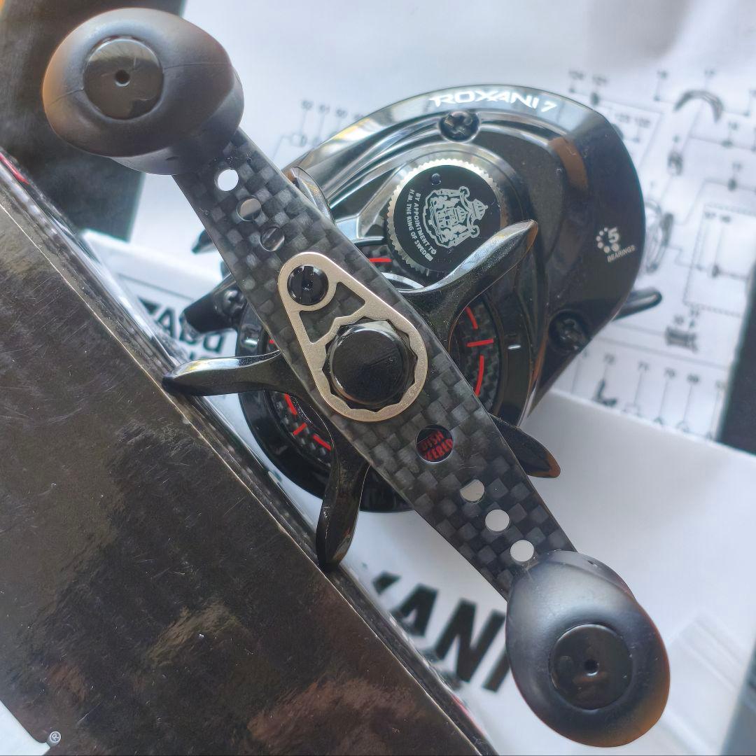 Abu Garcia ROXANI 7-L ベイトリール美品キズ1個有