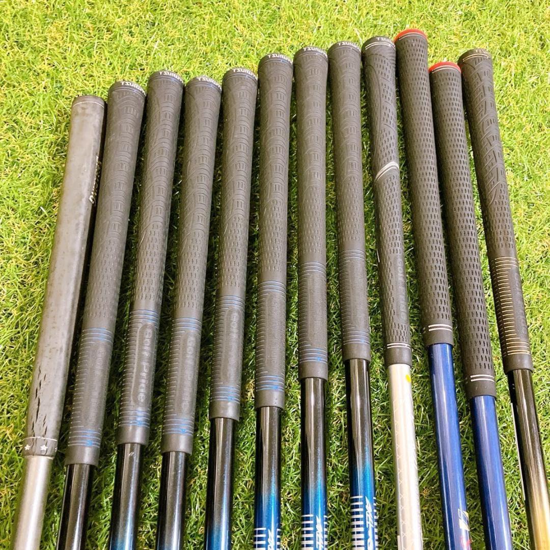 豪華12本 AXEL アクセル メンズゴルフセット 初心者 コースデビュー 右