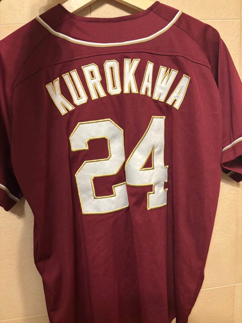 東北楽天ゴールデンイーグルス　黒川選手ユニ　Mサイズ