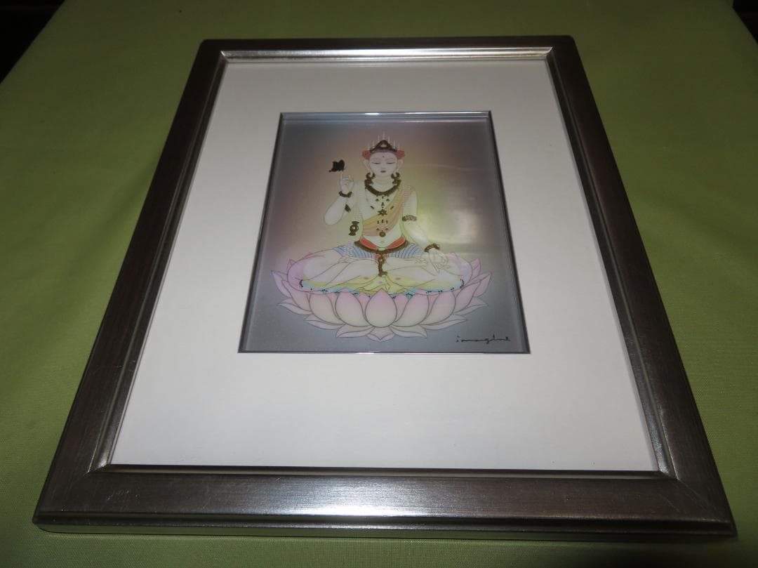 ぐり　草場一壽　「大調和」（仮題）　ダライ・ラマ　陶彩画　原画