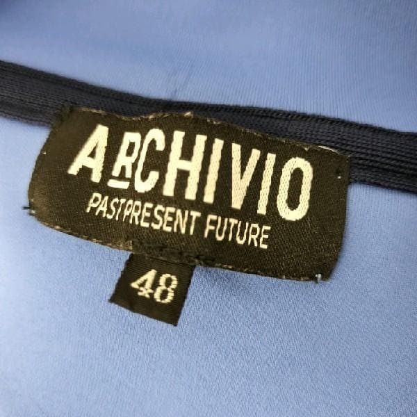 アルチビオ ARCHIVIO ハーフジッププルオーバー ブルー 48 ゴルフ