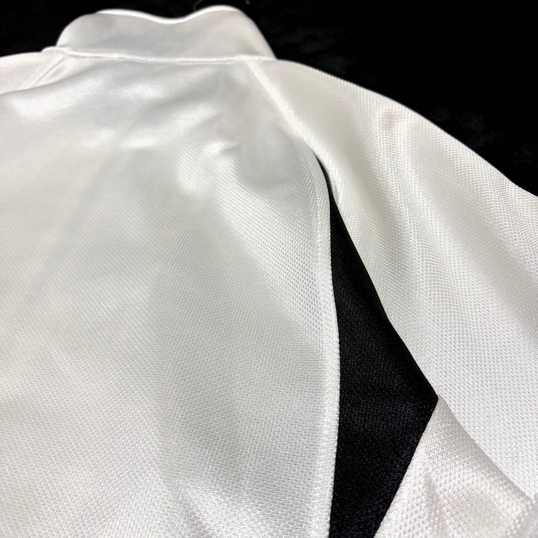 状態◯【Kaepa／ケイパ】トラックジャケット上下セット 刺繍ロゴ シルバー系