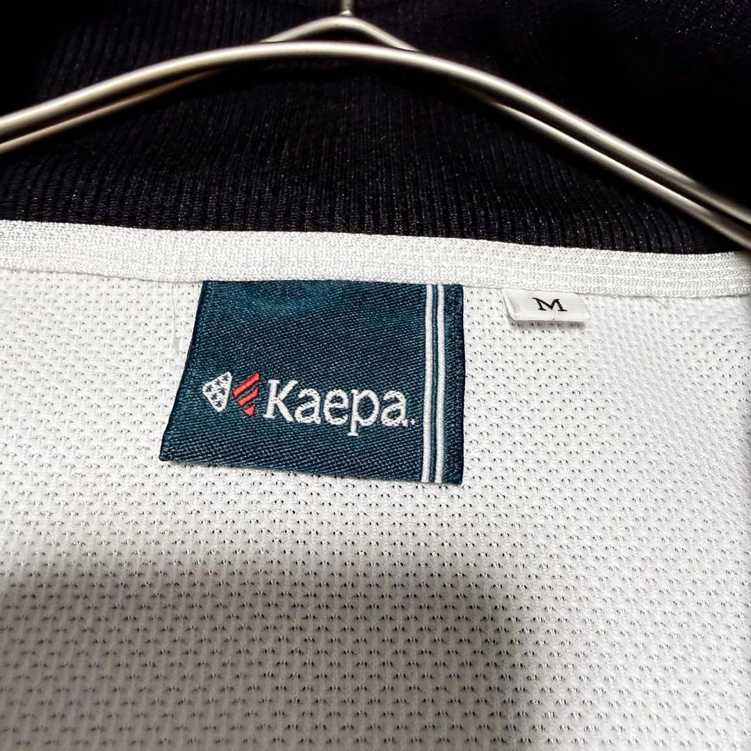 状態◯【Kaepa／ケイパ】トラックジャケット上下セット 刺繍ロゴ シルバー系