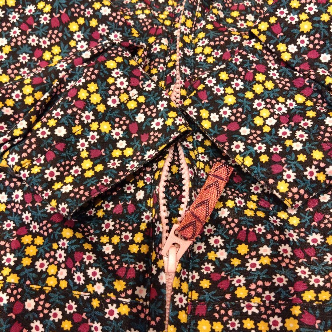 子ども用 防水スキーウェア 花柄