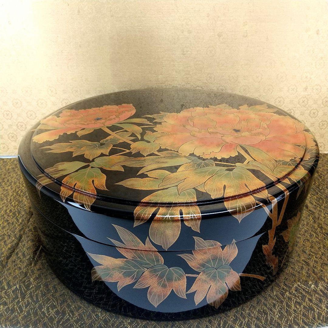 【お値下げしました！】輪島塗　蒔絵付　茶櫃　弘峰