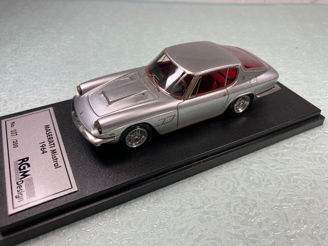 Maserati Mistral 1984 シルバー ミニカー
