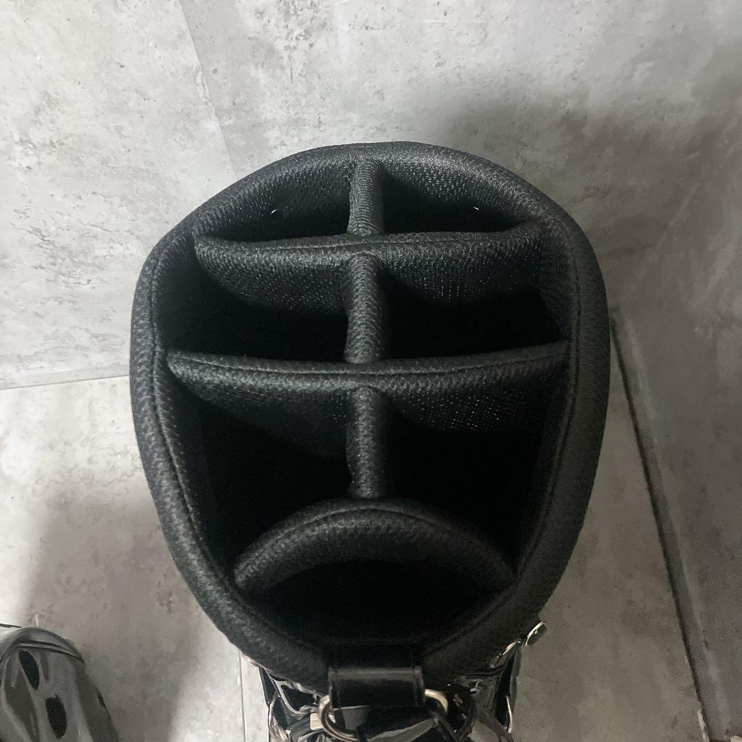 【希少・美品】メルセデスベンツ キャディバッグ エナメル 3点式