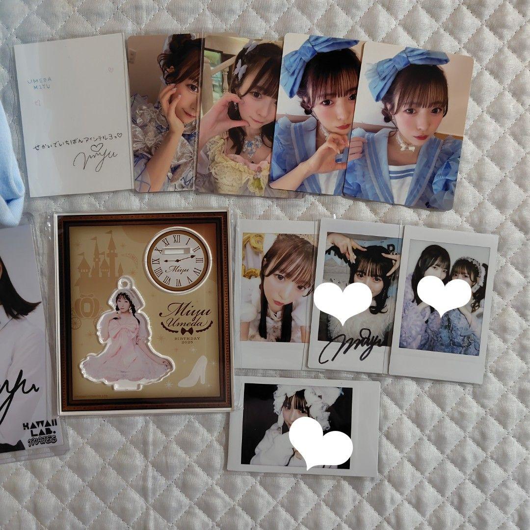【2点〜バラ売り可】きゅーすと 梅田みゆ チェキ トレカ グッズ セット