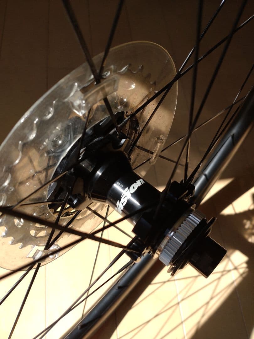 訳あり！VELOMAN 完組ホイール カセット付き ブラック