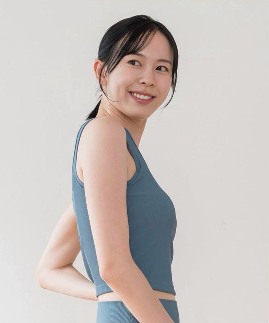 【SUKALA】リブソリッドショートタンクトップ Lサイズ